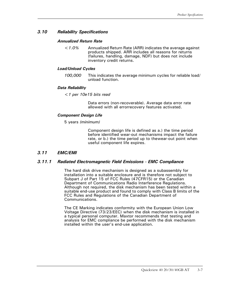 Maxtor 1925 User Manual | Page 23 / 69