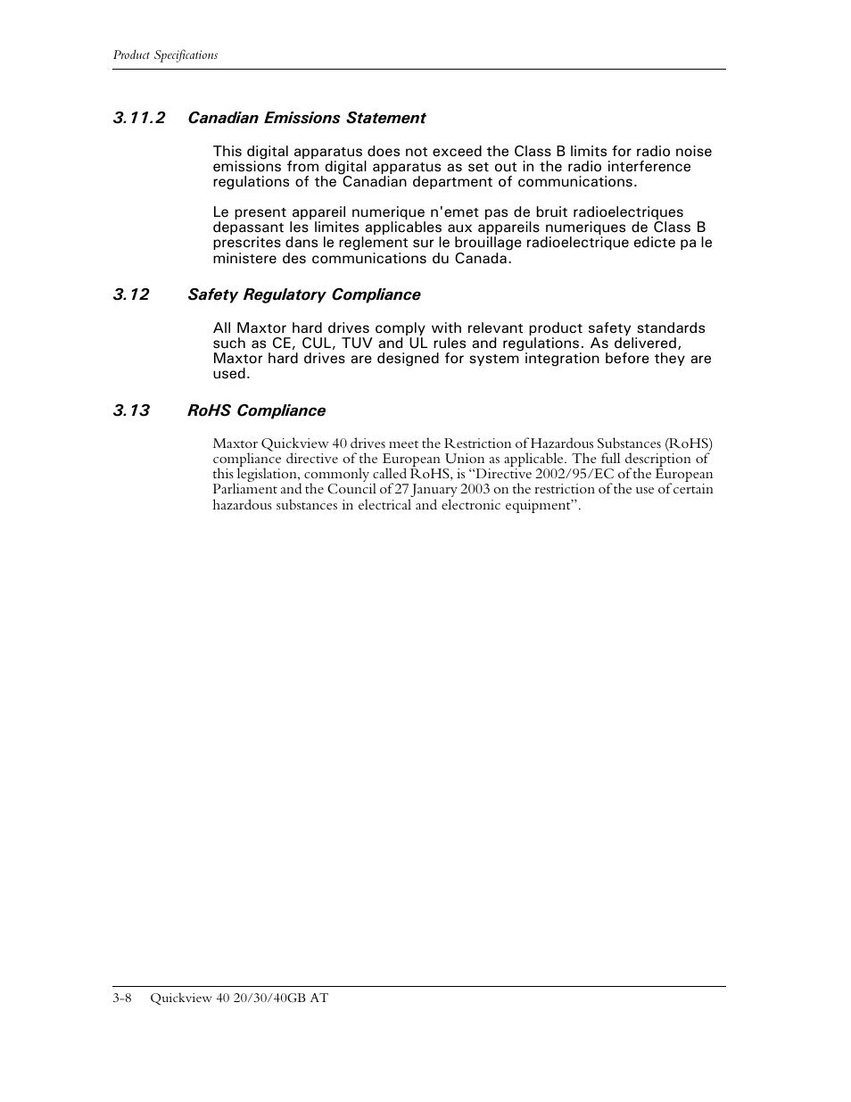 Maxtor 1925 User Manual | Page 24 / 69