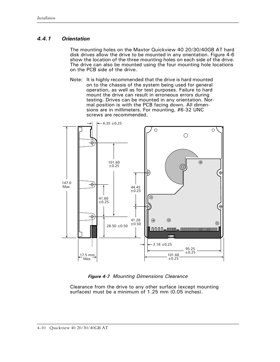 1 orientation | Maxtor 1925 User Manual | Page 35 / 69