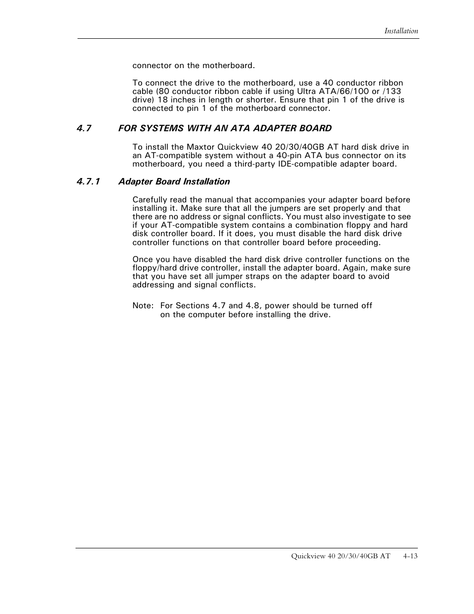 Maxtor 1925 User Manual | Page 38 / 69