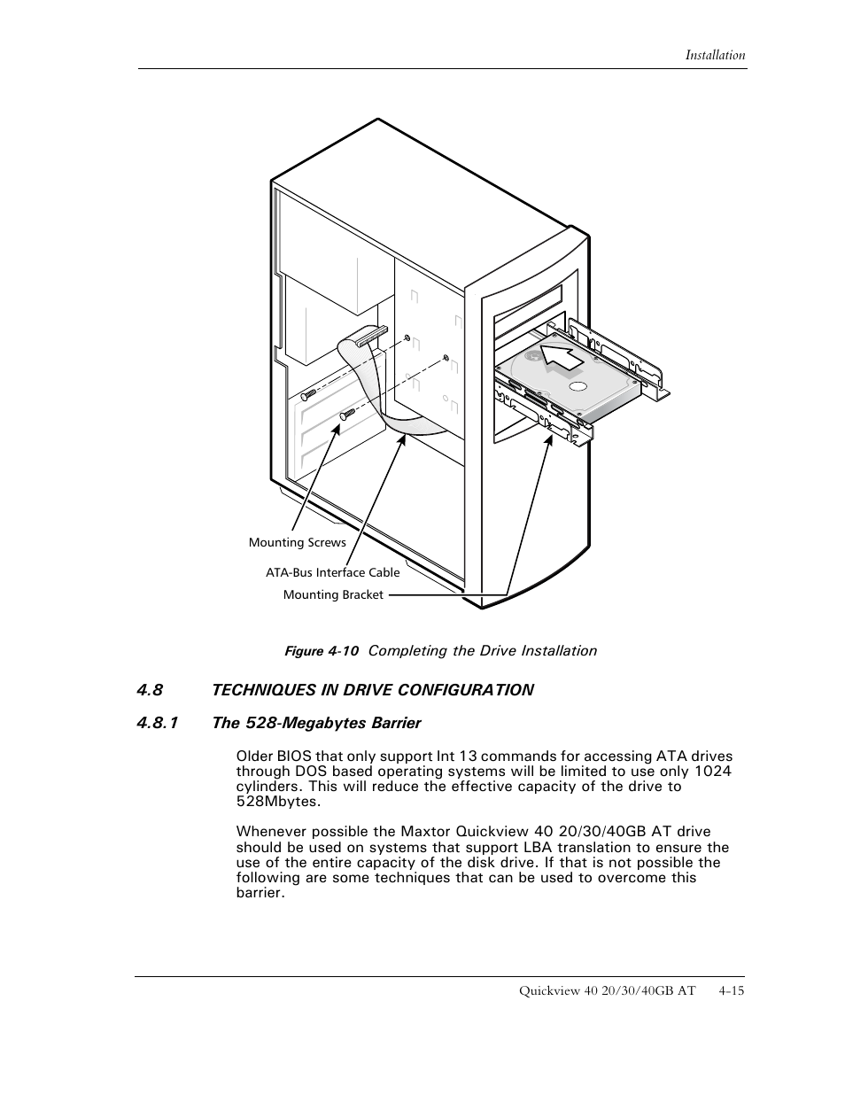 Maxtor 1925 User Manual | Page 40 / 69