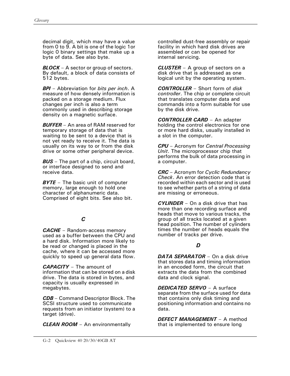 Maxtor 1925 User Manual | Page 61 / 69