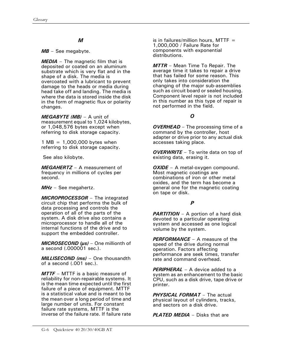 Maxtor 1925 User Manual | Page 65 / 69