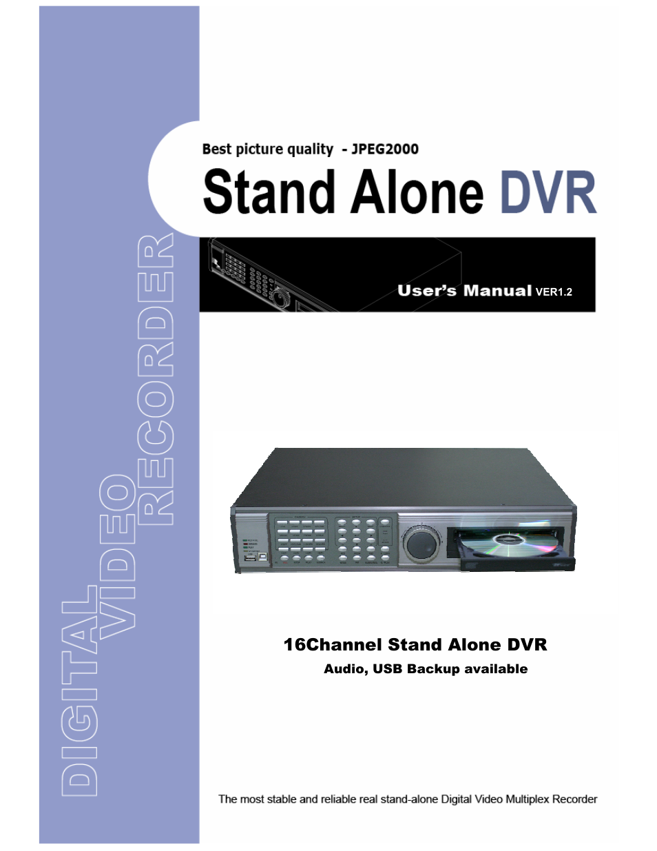 Maxtor 16Channel Stand Alone DVR User Manual | 59 pages