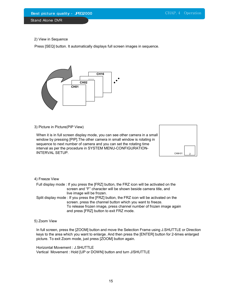 Maxtor 16Channel Stand Alone DVR User Manual | Page 16 / 59