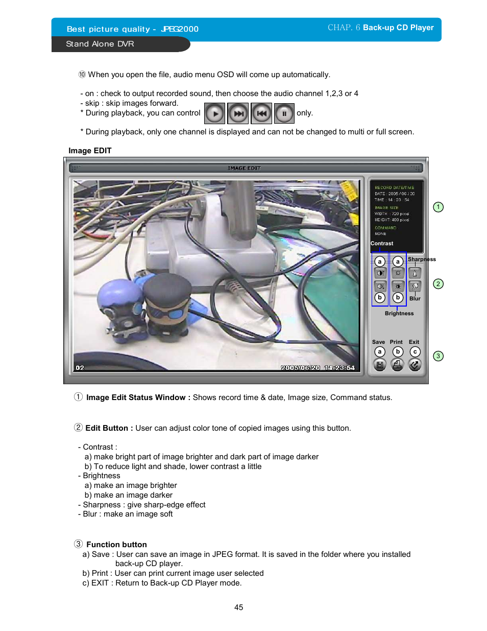 Maxtor 16Channel Stand Alone DVR User Manual | Page 46 / 59