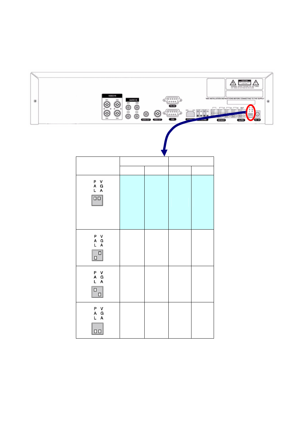 Video signal select / setting | Maxtor SSA-0412 User Manual | Page 7 / 73