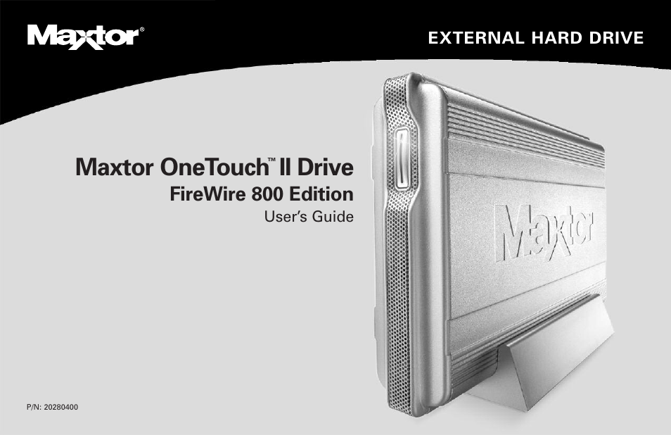 Maxtor FireWire 800 User Manual | 57 pages
