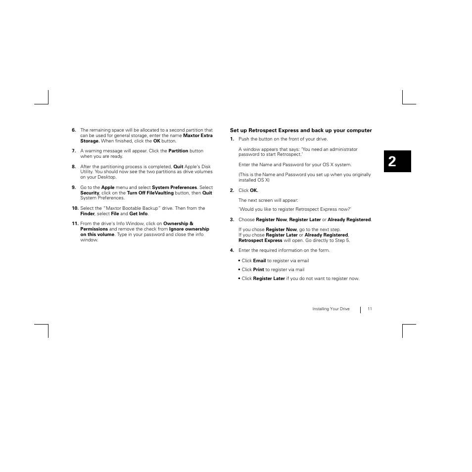Maxtor FireWire 800 User Manual | Page 13 / 57