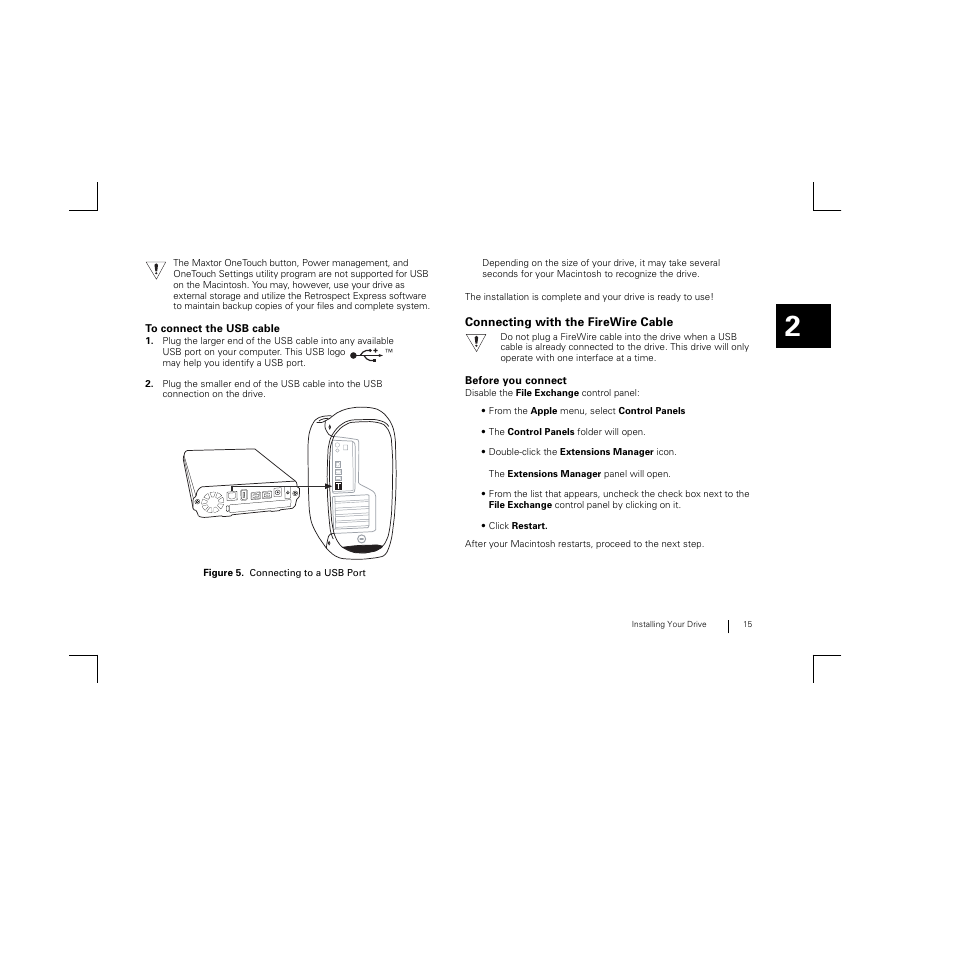 Maxtor FireWire 800 User Manual | Page 17 / 57