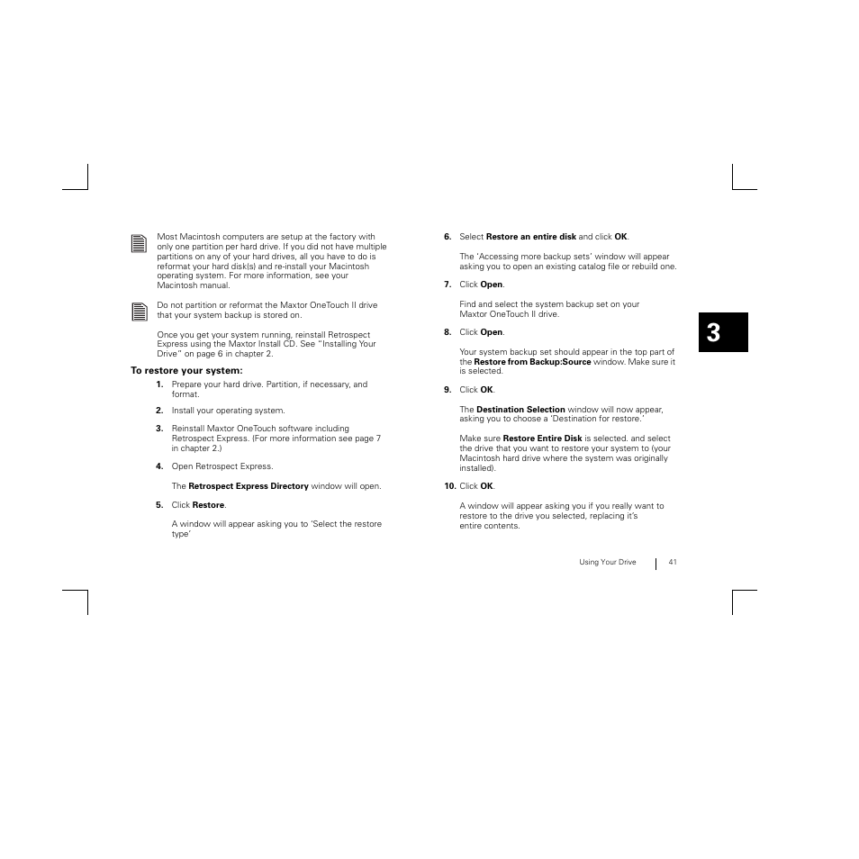 Maxtor FireWire 800 User Manual | Page 43 / 57