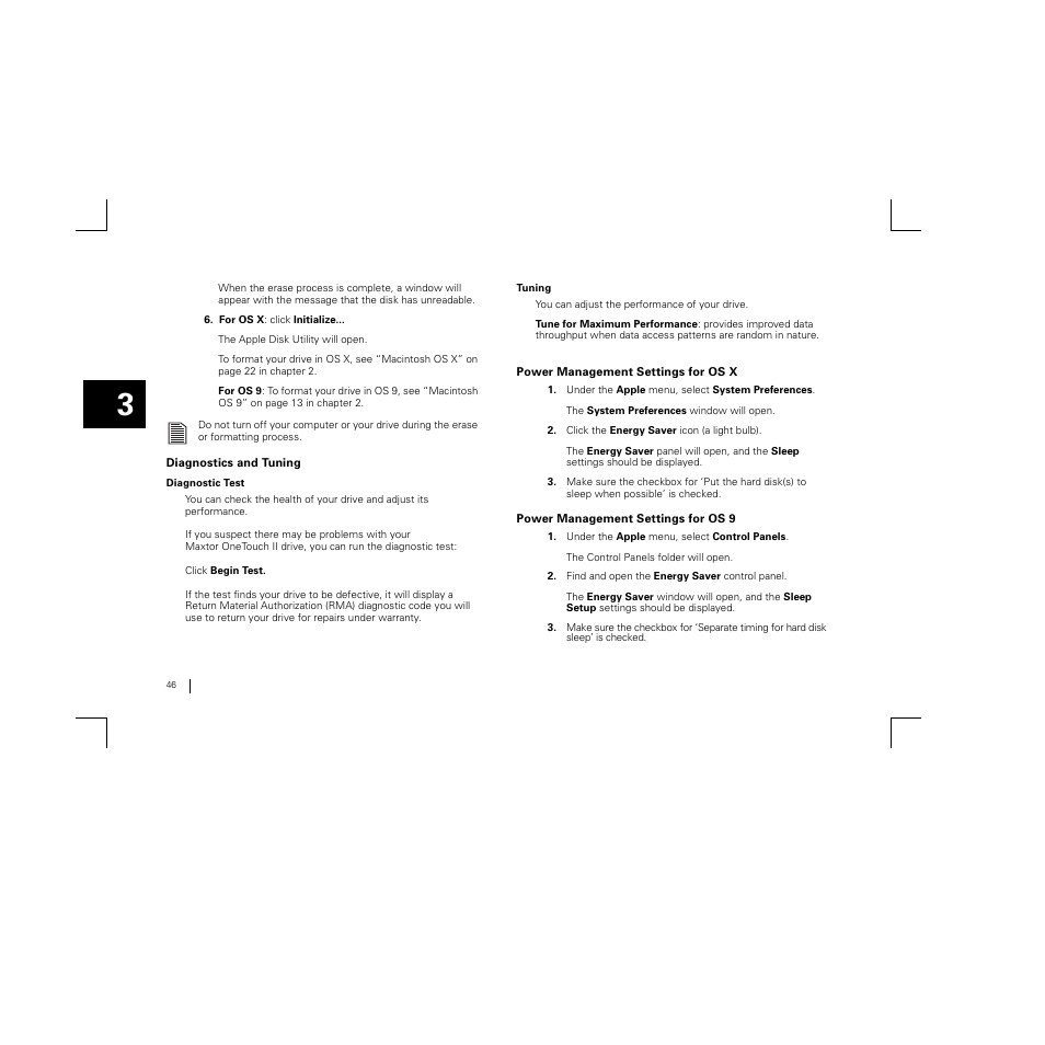 Maxtor FireWire 800 User Manual | Page 48 / 57