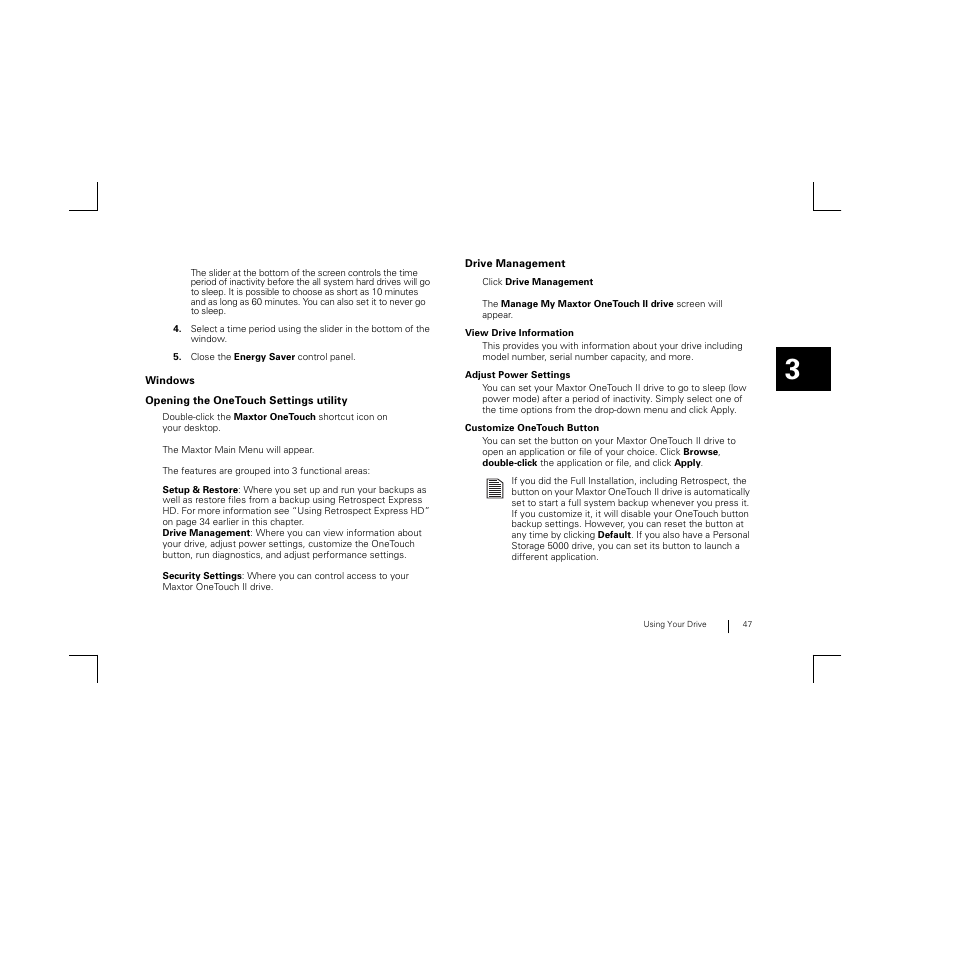 Maxtor FireWire 800 User Manual | Page 49 / 57