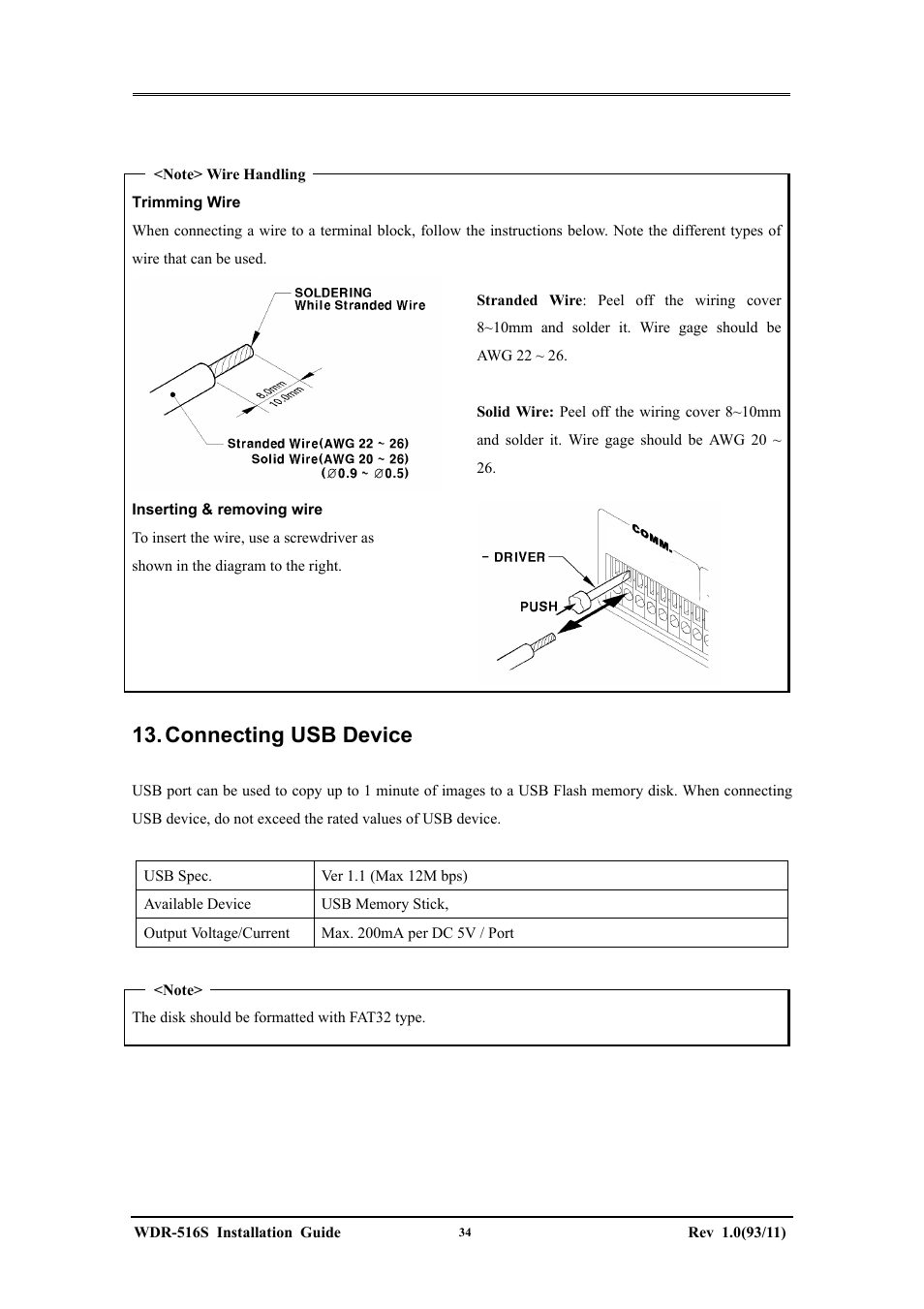 Connecting usb device | Maxtor WDR-516S User Manual | Page 34 / 56