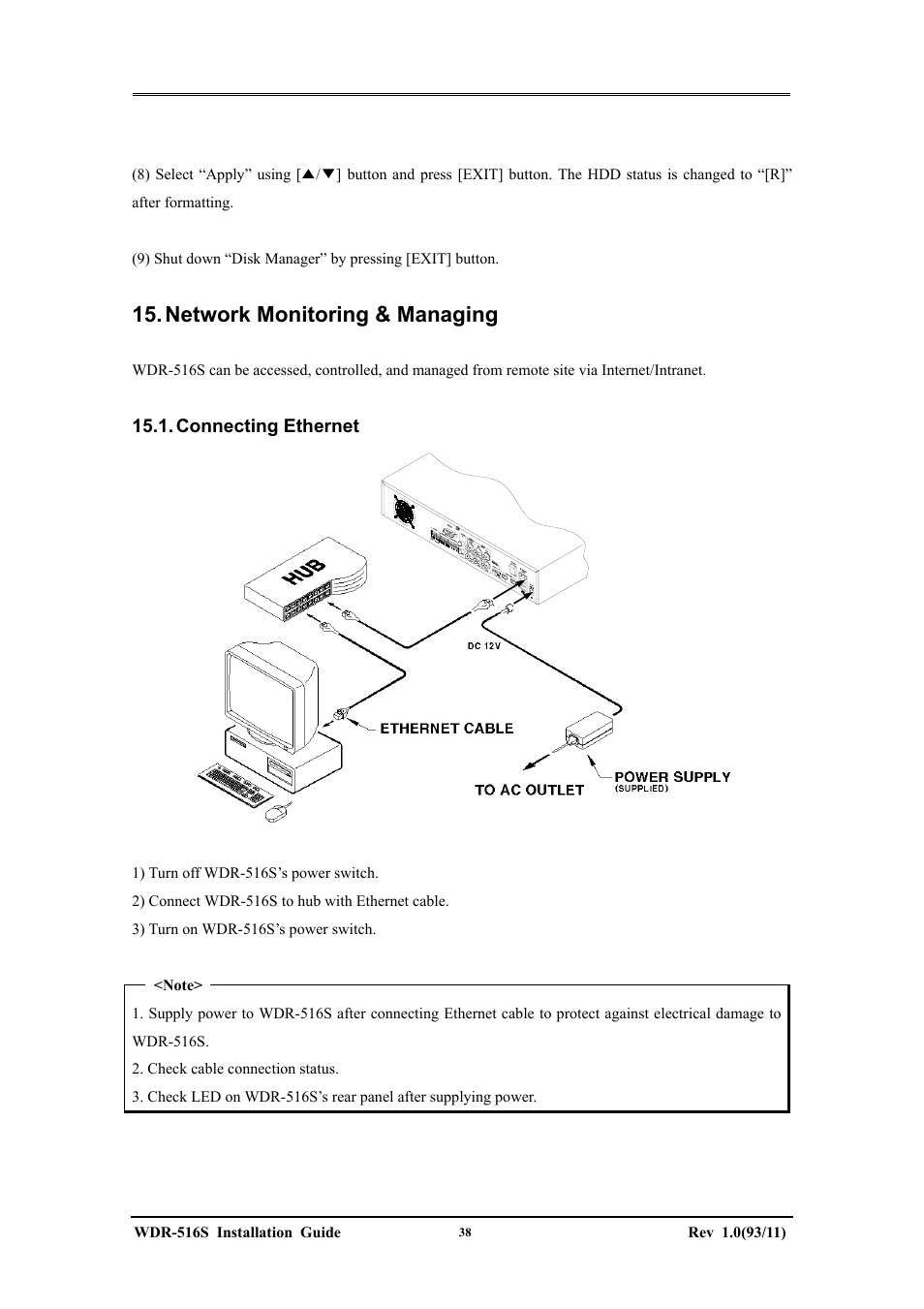 Network monitoring & managing | Maxtor WDR-516S User Manual | Page 38 / 56