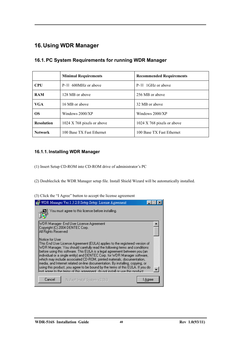 Using wdr manager | Maxtor WDR-516S User Manual | Page 40 / 56