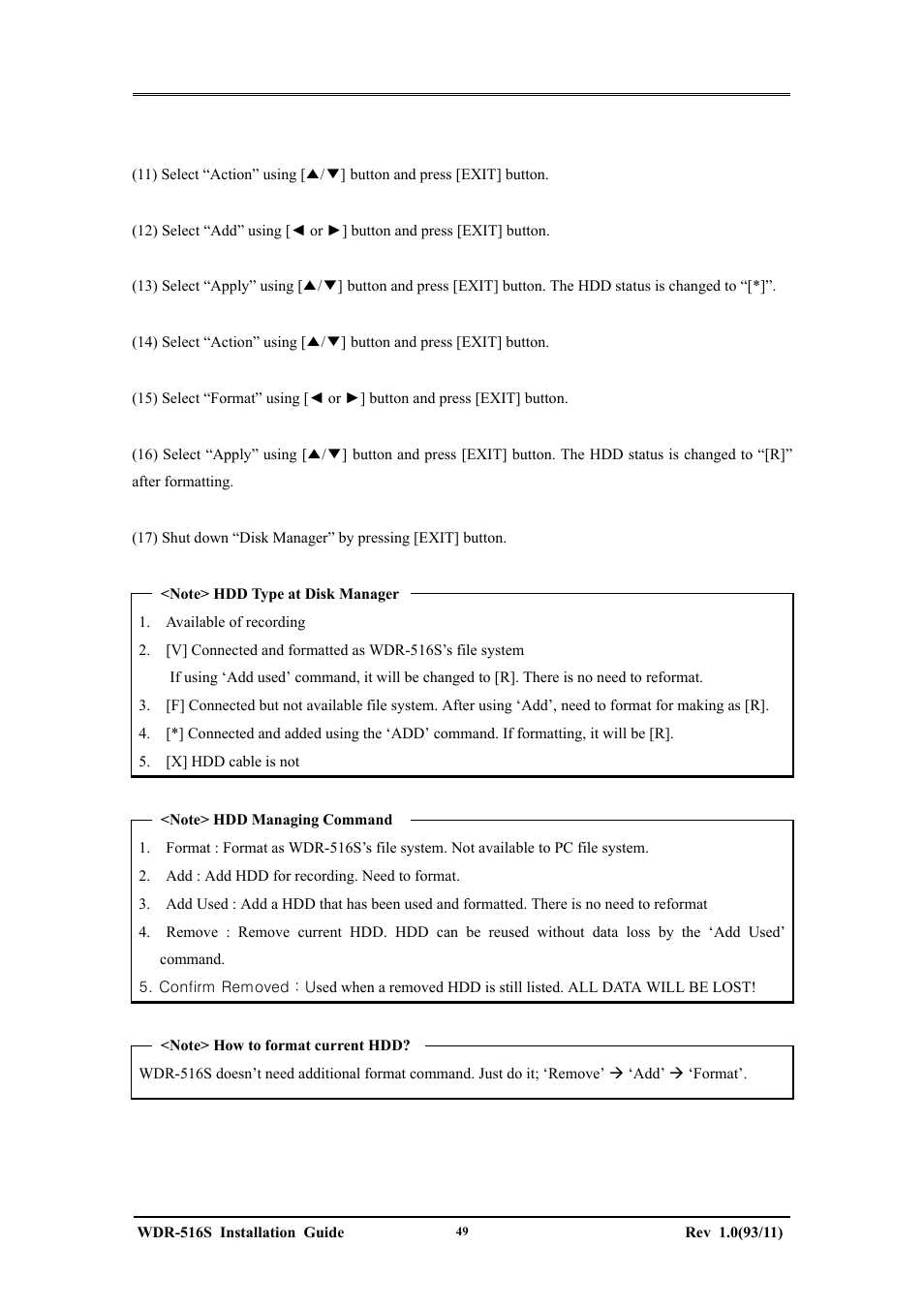 Maxtor WDR-516S User Manual | Page 49 / 56