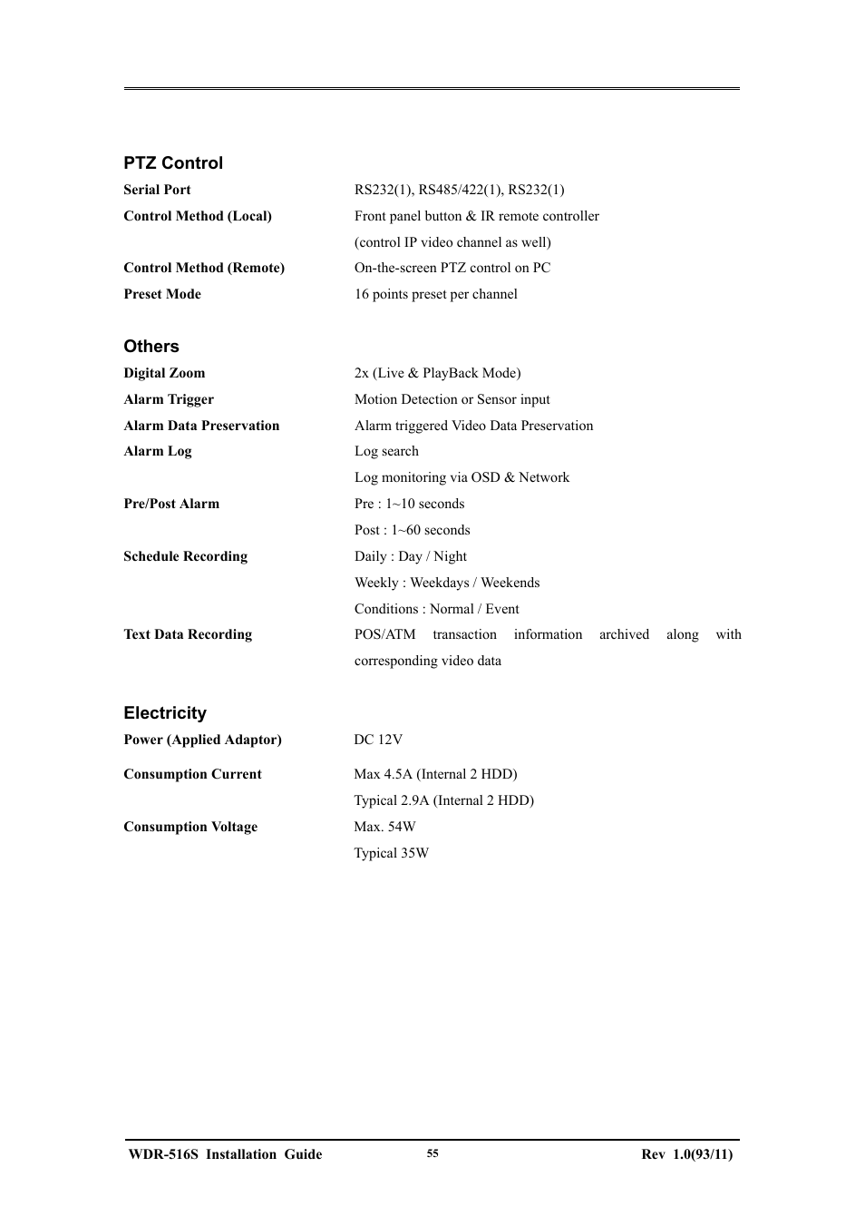 Maxtor WDR-516S User Manual | Page 54 / 56