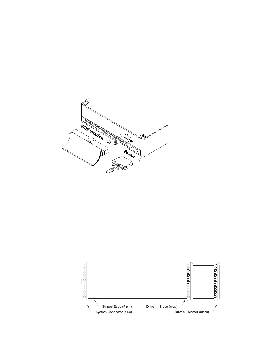 5 attaching interface and power cables, 6 attaching system cables | Maxtor DiamondMax Plus 5120 User Manual | Page 29 / 71