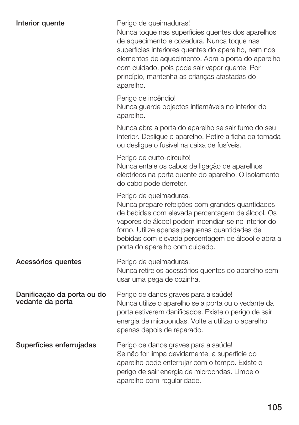 Siemens HF25G5L2 User Manual | Page 105 / 204