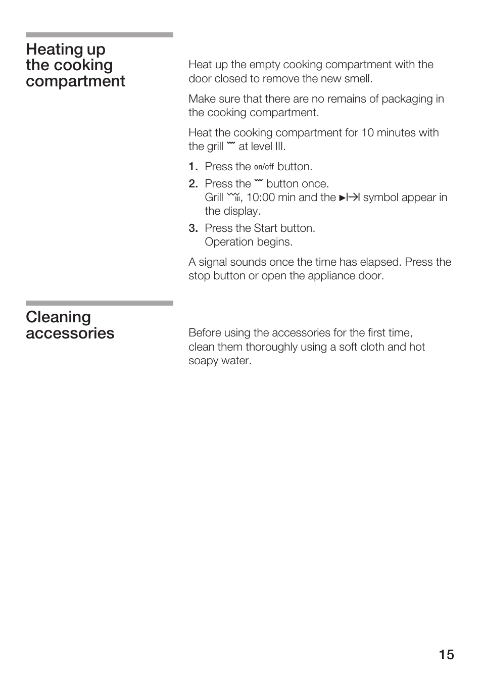 Siemens HF25G5L2 User Manual | Page 15 / 204