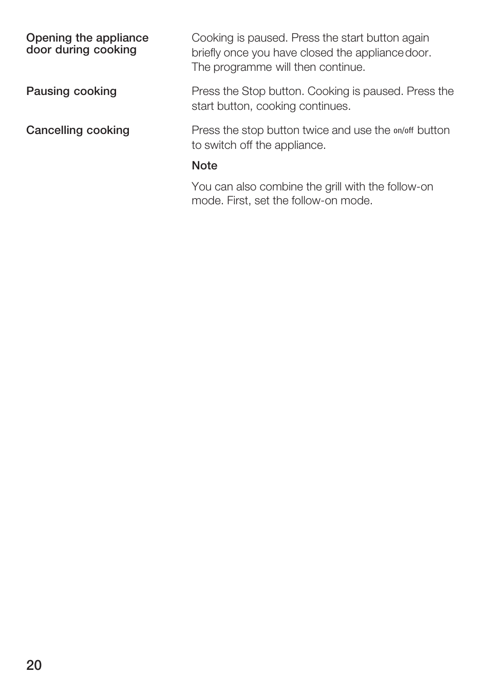 Siemens HF25G5L2 User Manual | Page 20 / 204