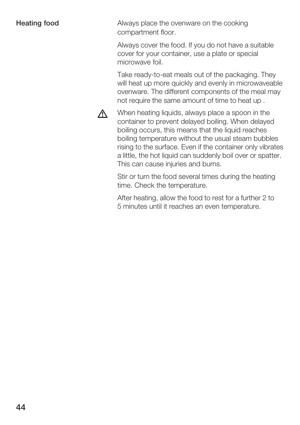 Siemens HF25G5L2 User Manual | Page 44 / 204