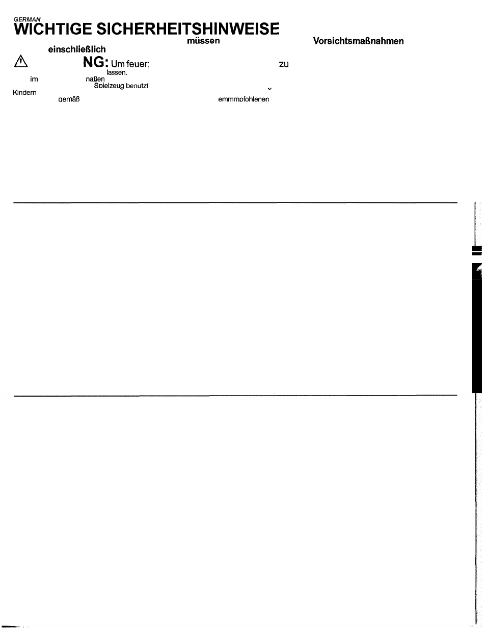 Warn u | Maximatic MX28 IFB User Manual | Page 3 / 18