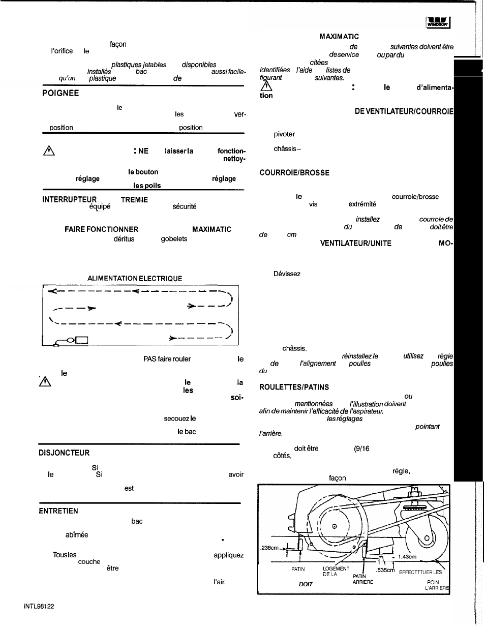 En garde, Ise en garde, Mise en garde | Mise | Maximatic MX28 IFB User Manual | Page 7 / 18