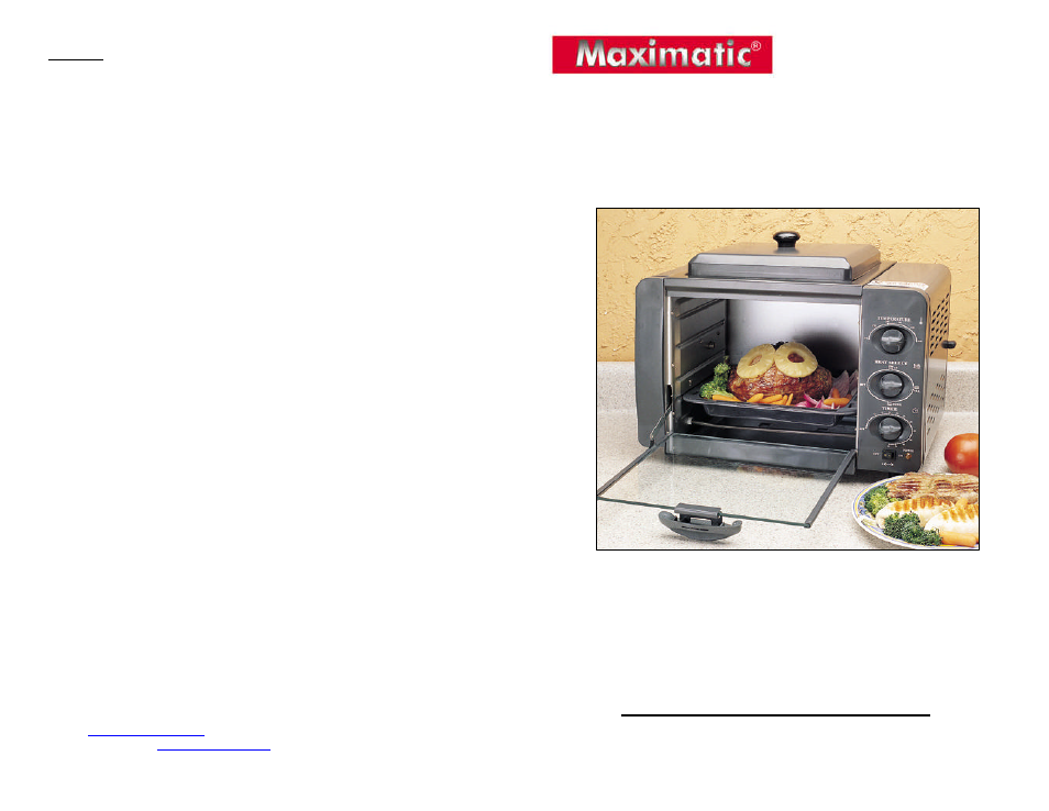 Maximatic RO-2002 User Manual | 15 pages