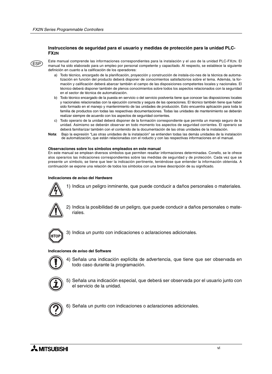 Instrucciones | Mitsumi electronic FX2N User Manual | Page 8 / 130