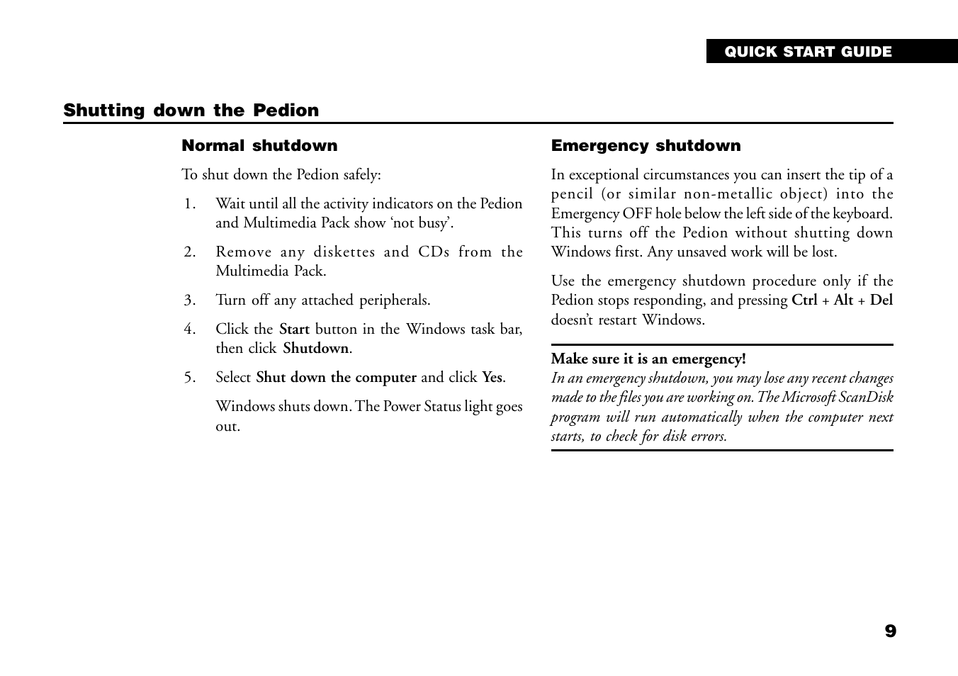 Mitsumi electronic Pedion Laptop User Manual | Page 10 / 85