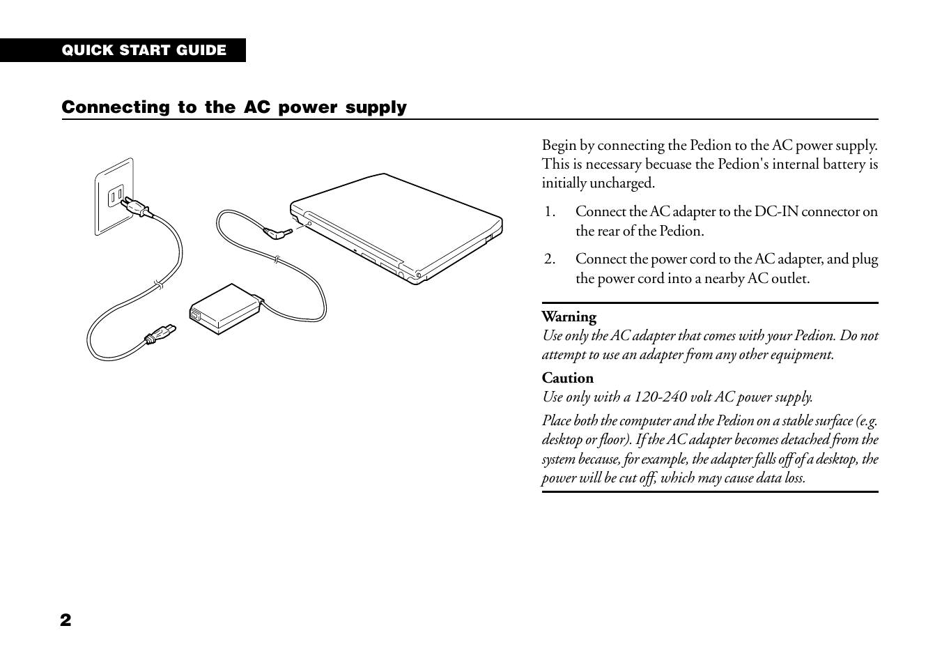 Mitsumi electronic Pedion Laptop User Manual | Page 3 / 85