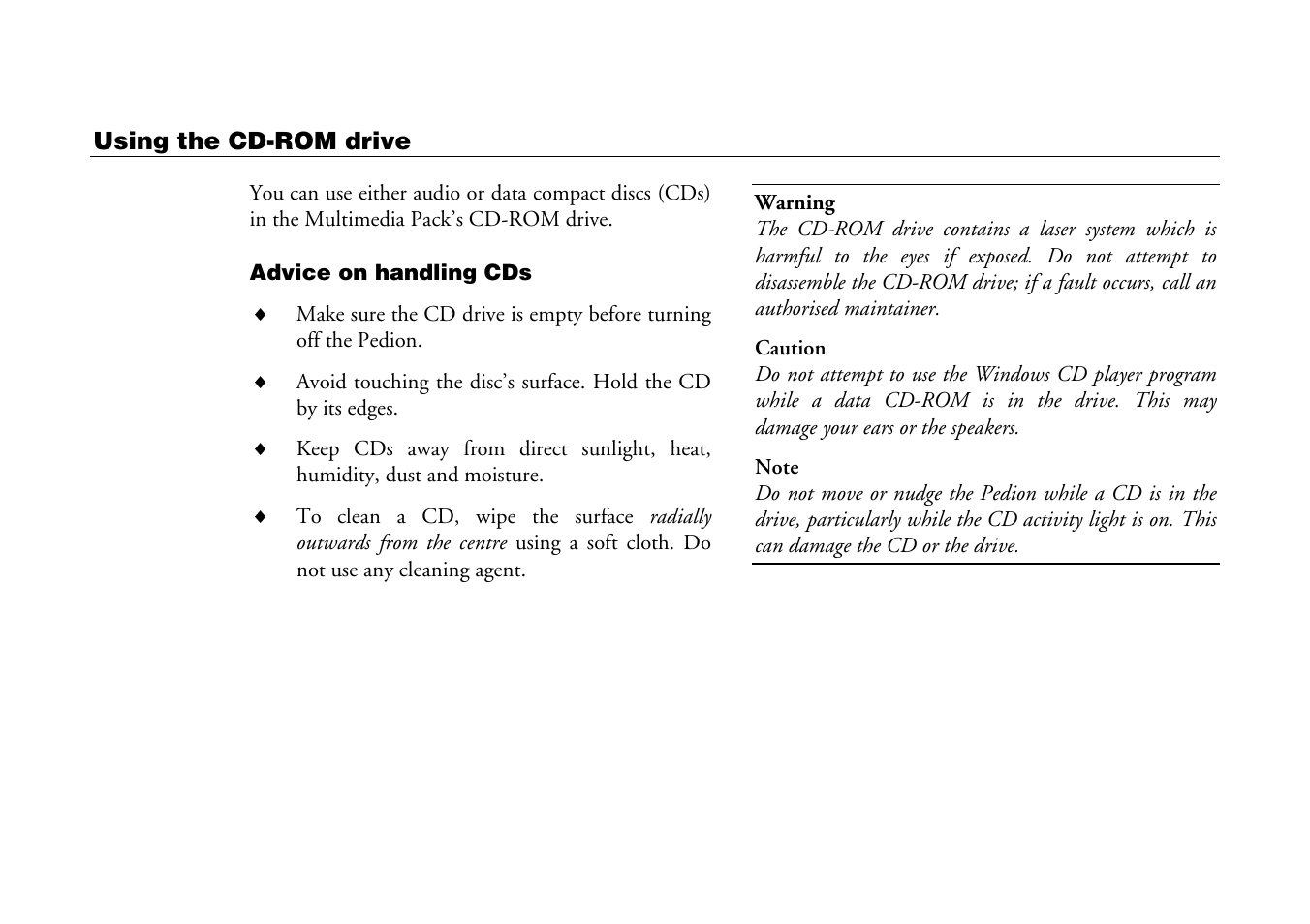 Mitsumi electronic Pedion Laptop User Manual | Page 38 / 85