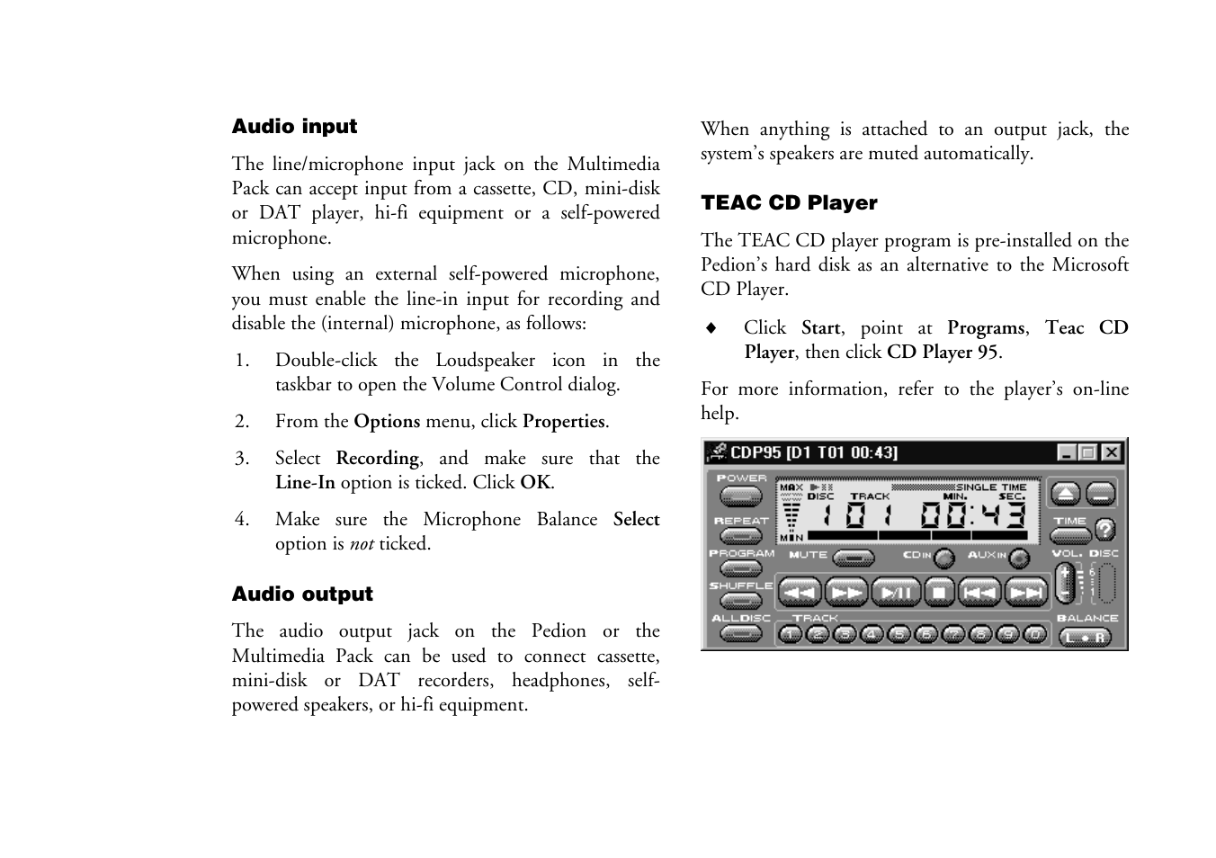 Mitsumi electronic Pedion Laptop User Manual | Page 41 / 85