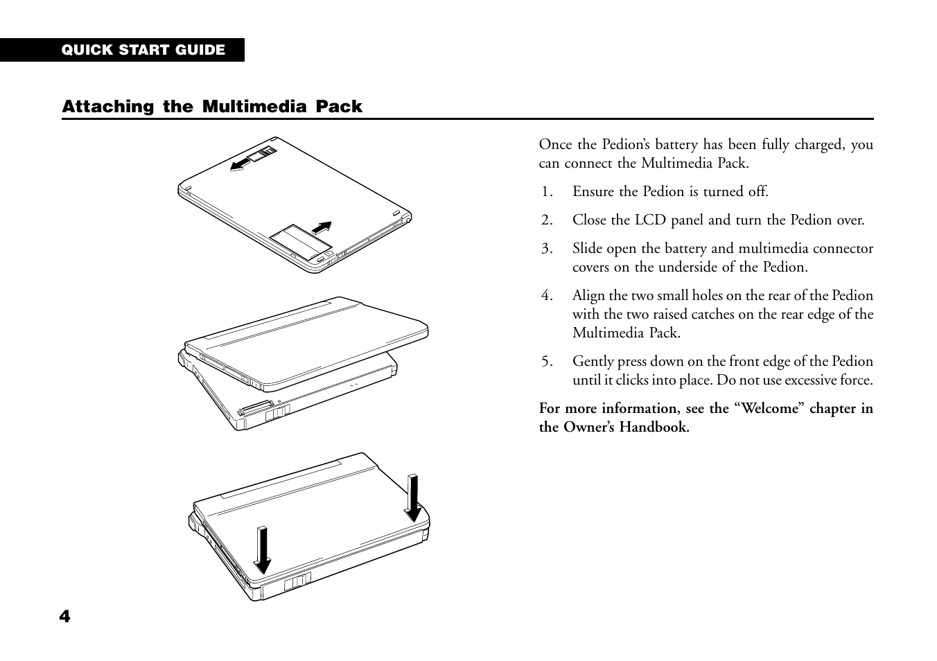 Mitsumi electronic Pedion Laptop User Manual | Page 5 / 85