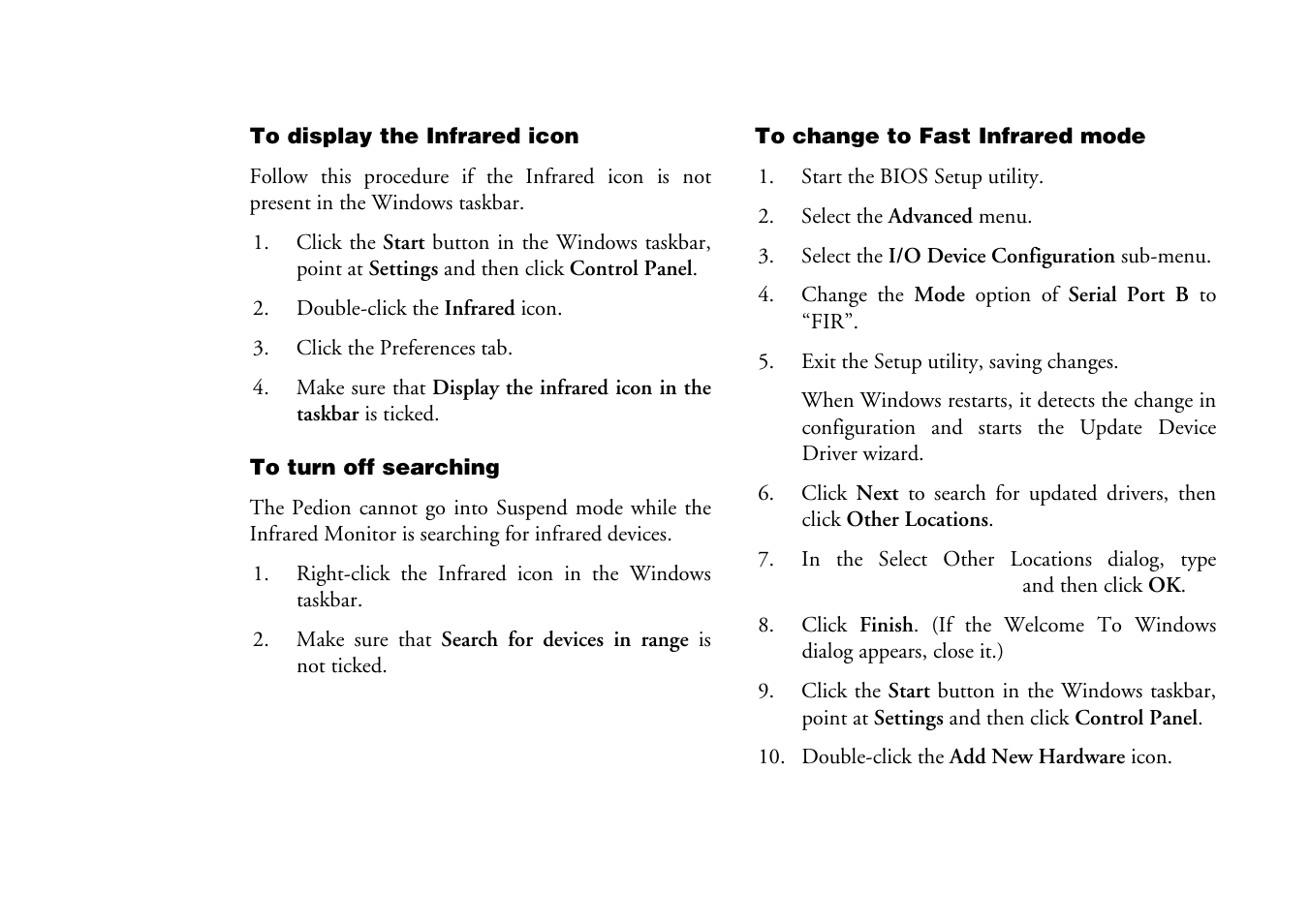 Mitsumi electronic Pedion Laptop User Manual | Page 57 / 85