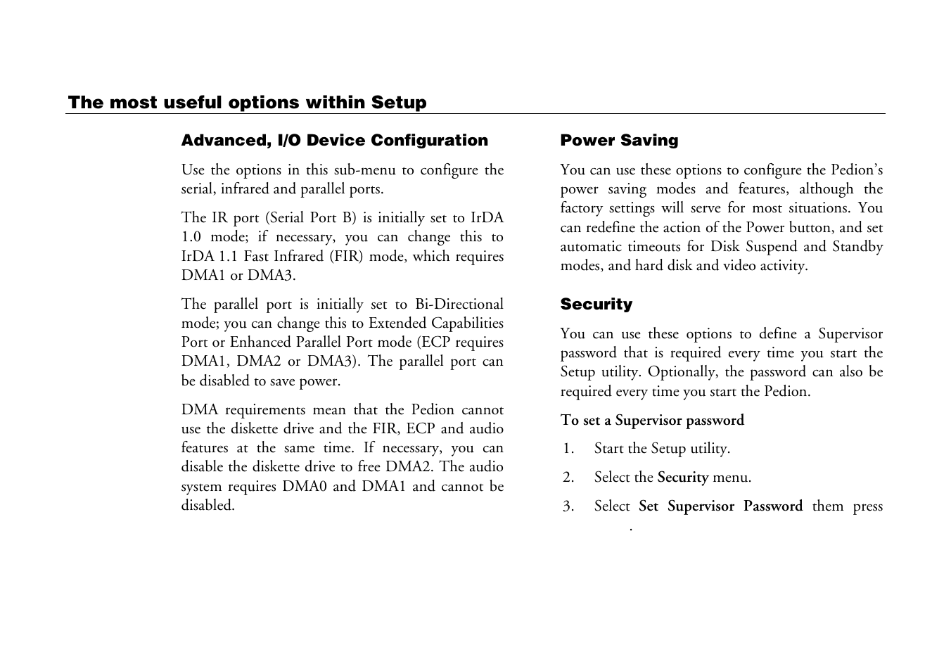 Mitsumi electronic Pedion Laptop User Manual | Page 70 / 85