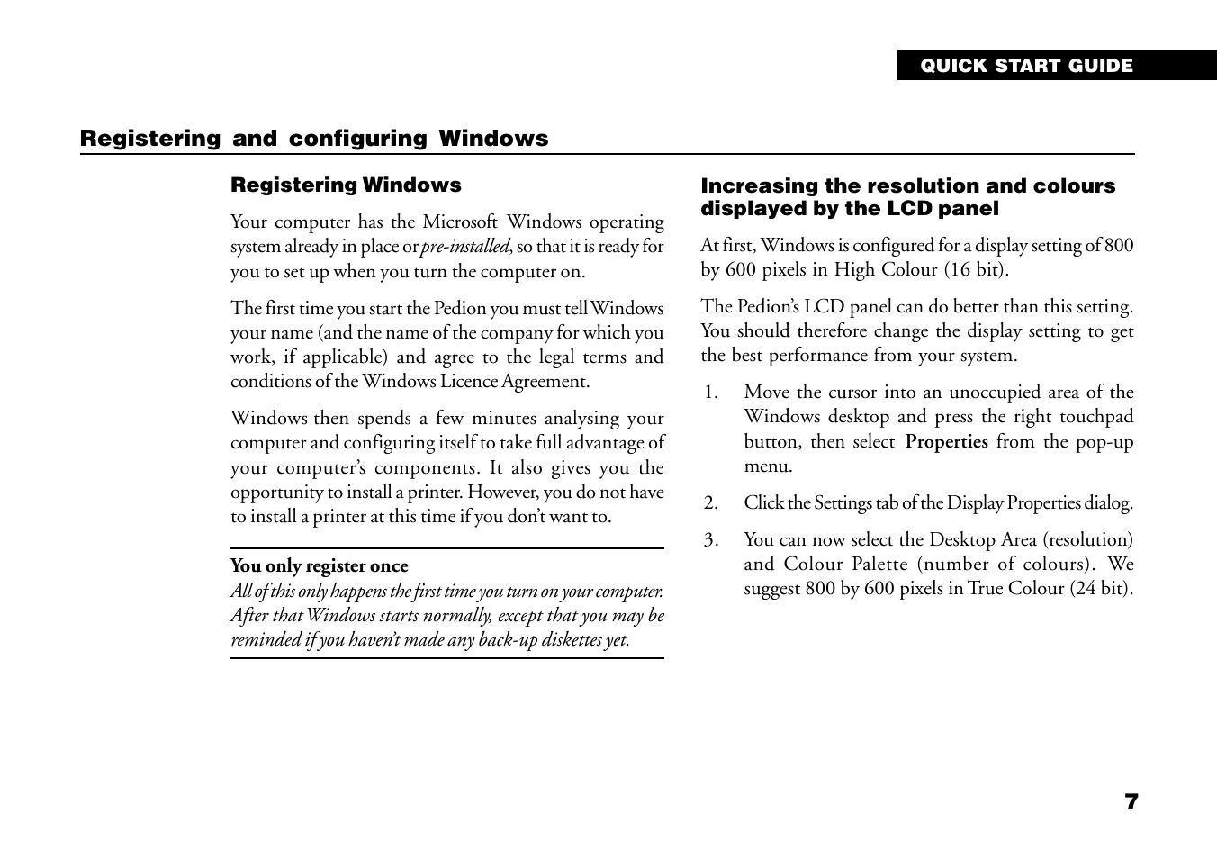 Mitsumi electronic Pedion Laptop User Manual | Page 8 / 85