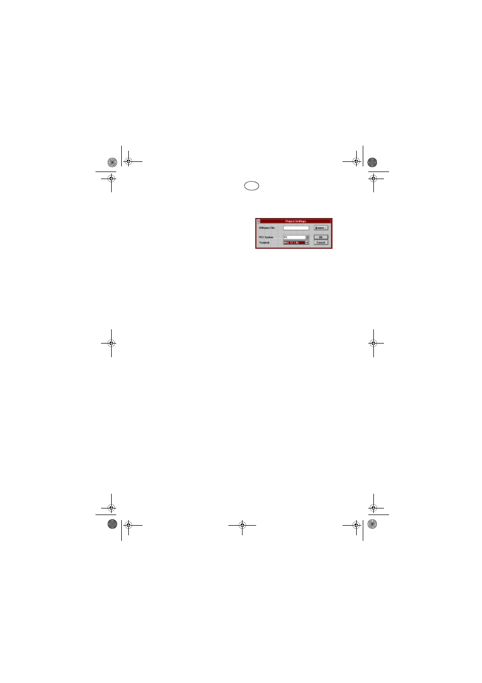 Settings, Choice of plc system, Choice of character set and menu language | Mitsumi electronic MAC 12 User Manual | Page 10 / 26