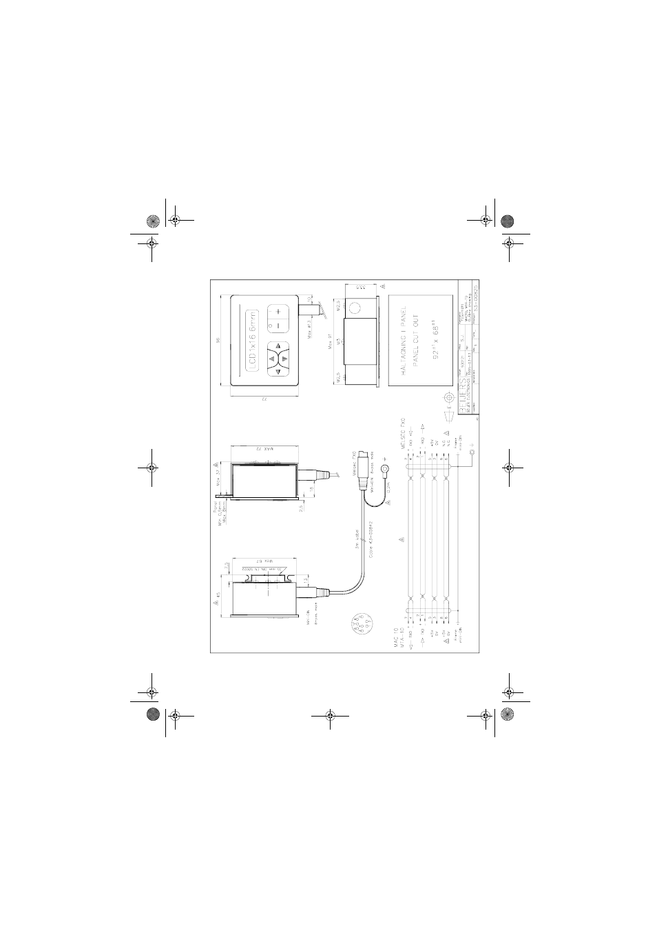 Drawings | Mitsumi electronic MAC 12 User Manual | Page 18 / 26