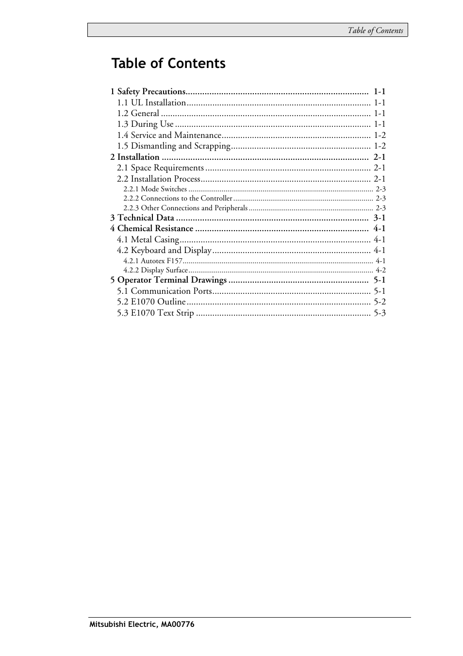 Mitsumi electronic Mac E1070 User Manual | Page 5 / 24