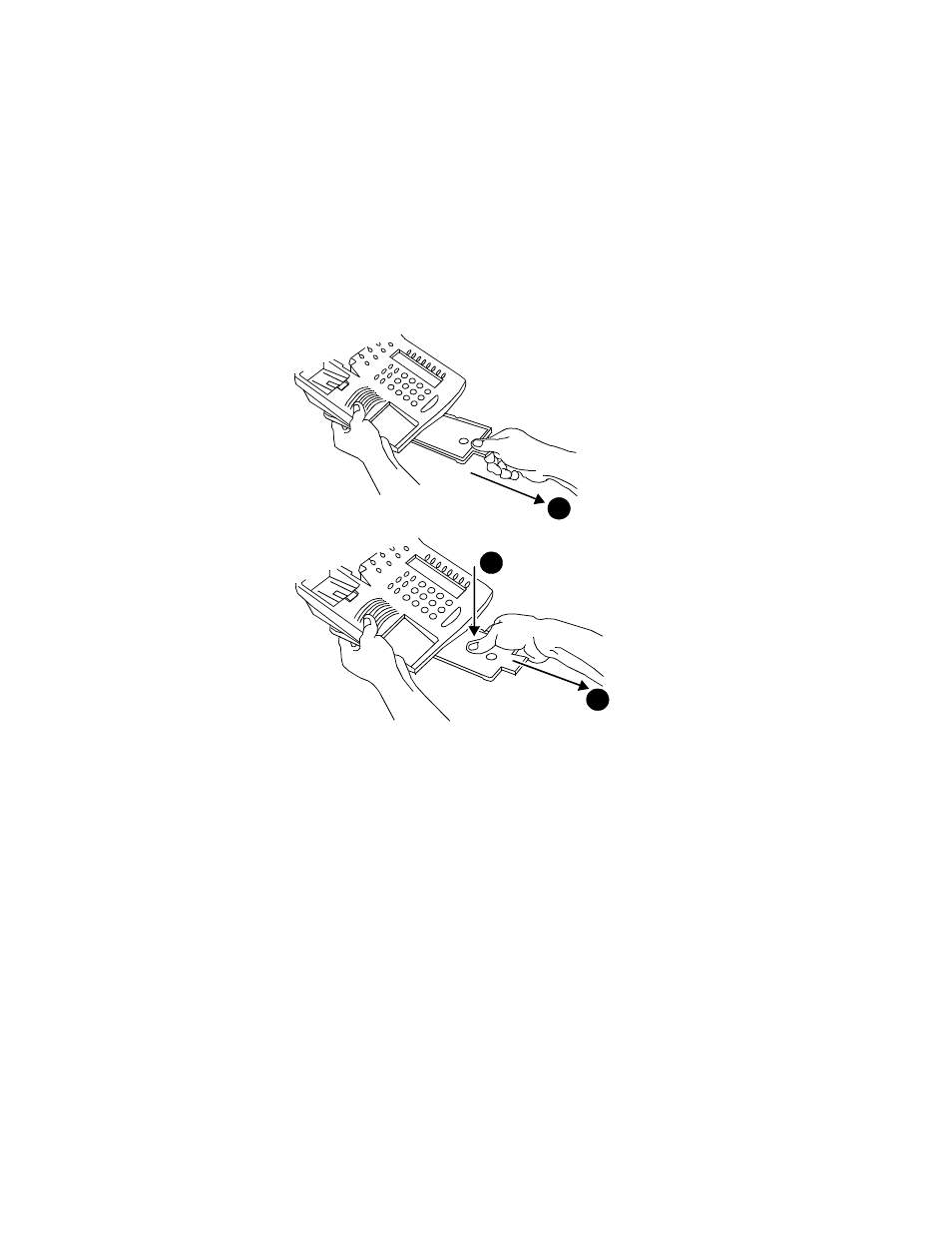 Removing the telephone tray | Mitsumi electronic 6402 User Manual | Page 21 / 24