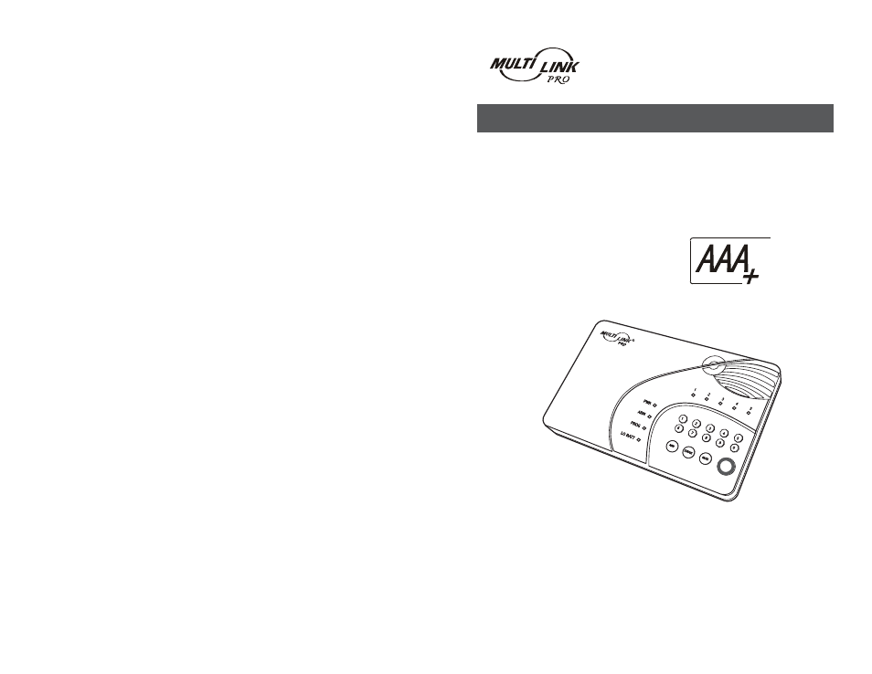 Multi-Link ML-001 User Manual | 30 pages