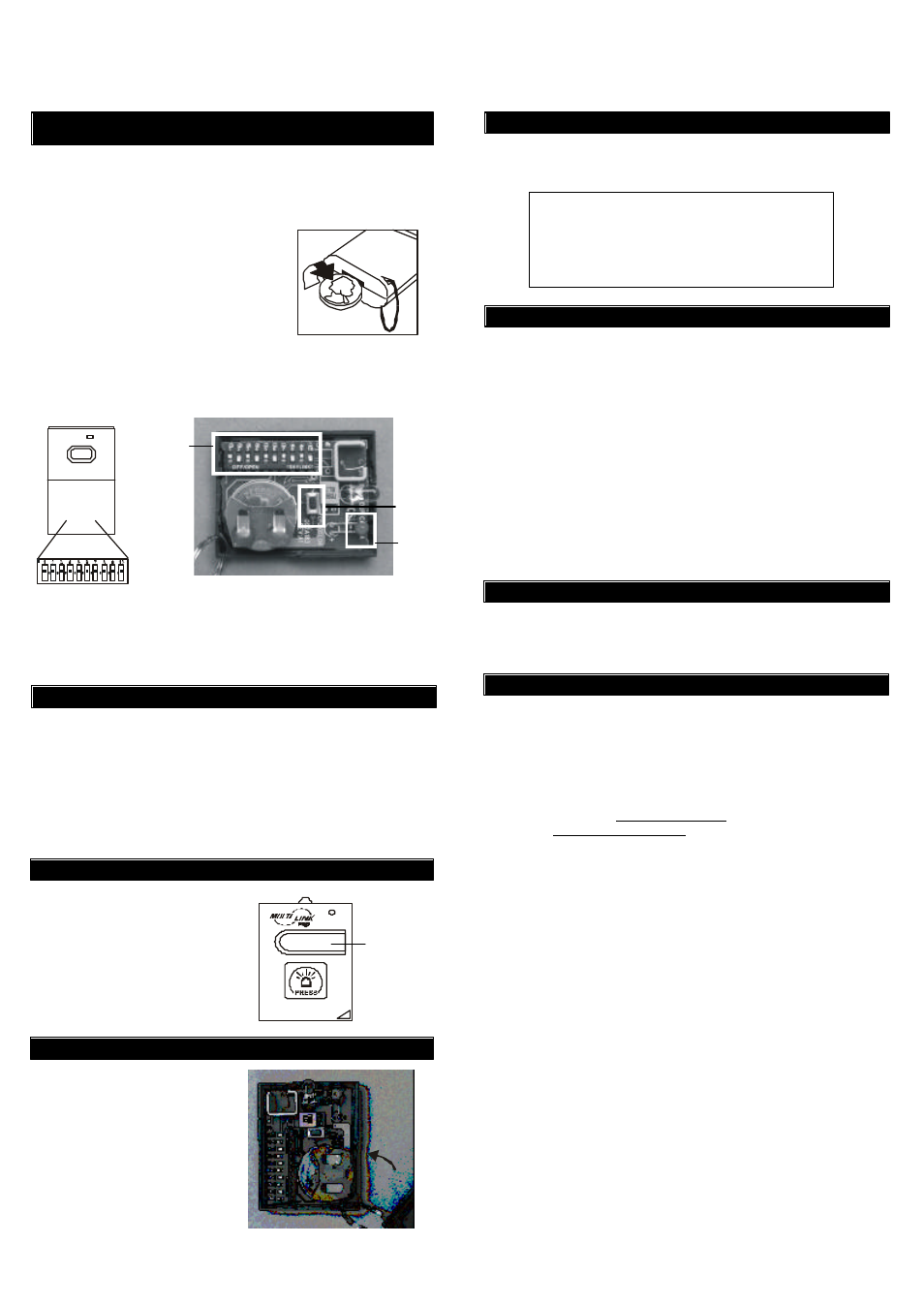 Multi-Link SD-300M User Manual | 1 page