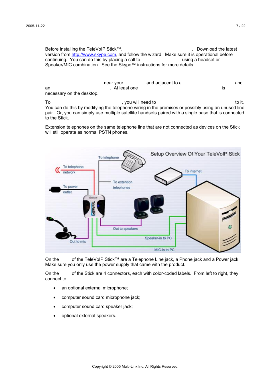 Installation instructions | Multi-Link TeleVoIP Stick User Manual | Page 7 / 22