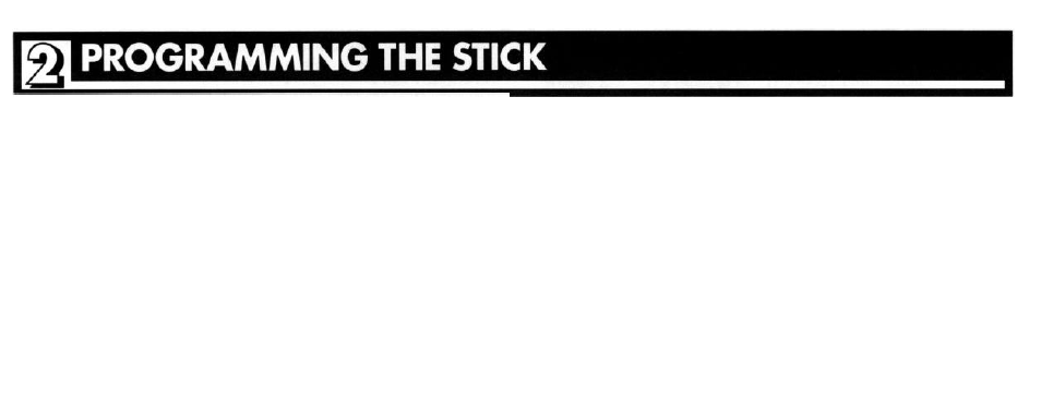 Programming the stick | Multi-Link Stick User Manual | Page 11 / 38