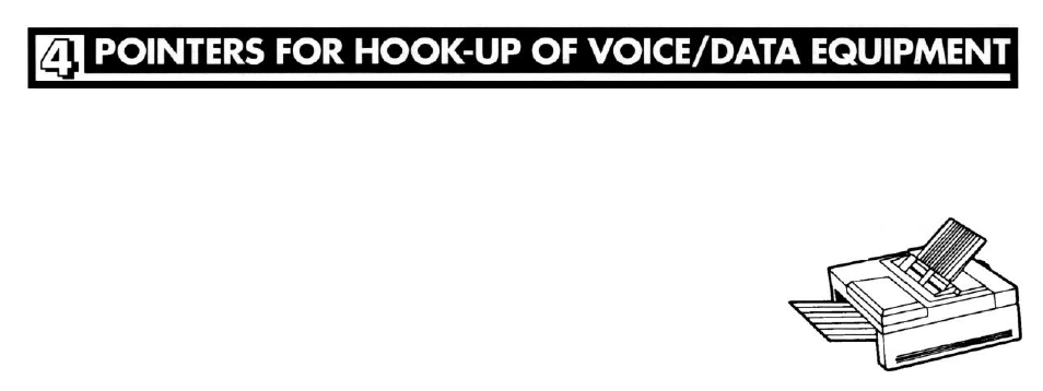 Pointers for hook-up of voice/data equipment, Fax / pc fax cards | Multi-Link Stick User Manual | Page 19 / 38