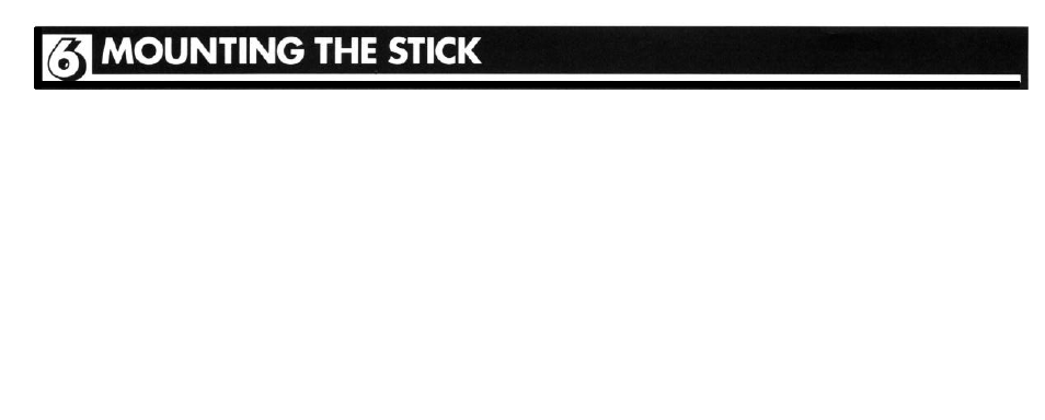 Mounting the stick | Multi-Link Stick User Manual | Page 33 / 38