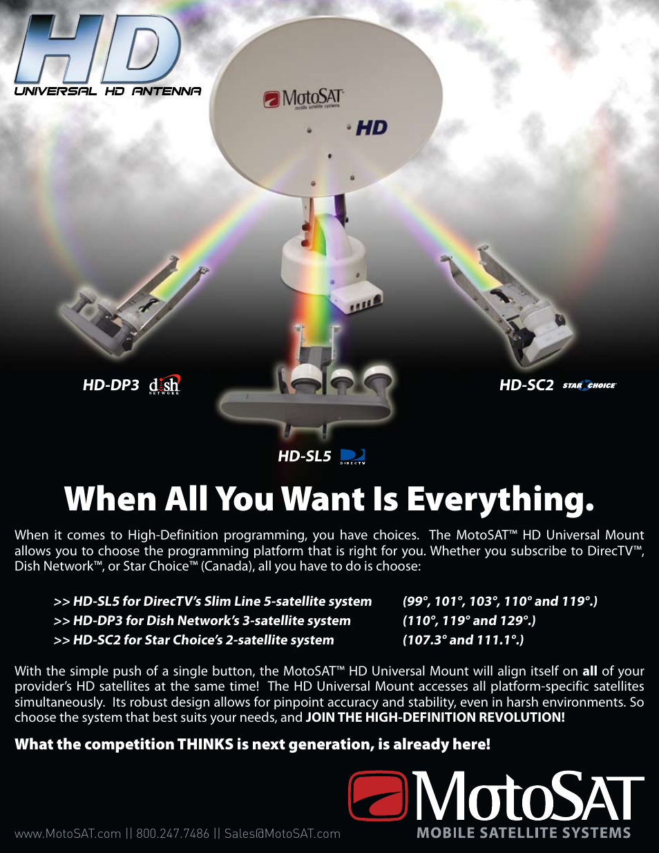 MotoSAT D-DP3 User Manual | 2 pages